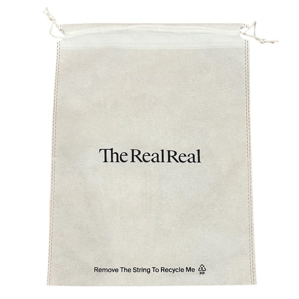 The Real Real TRR Authentic Designer Luxury Purse Handbag Drawstring Dustbag